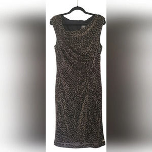 Vince Camuto Women's Metallic Knit Bodycon  Dress